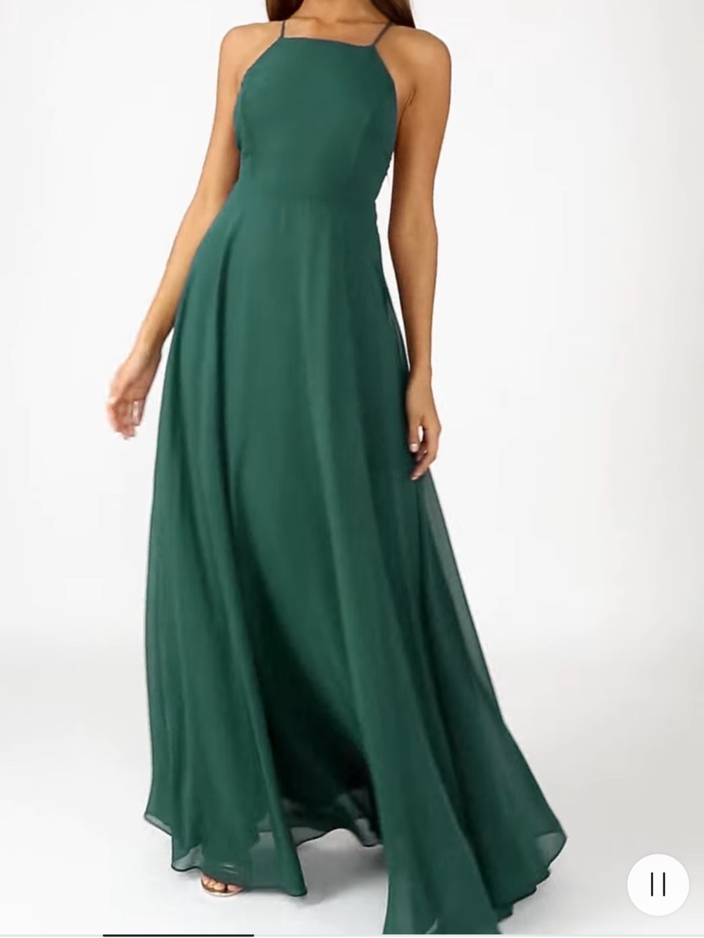 Lulu's Mythical Kind of Love Green Maxi Dress